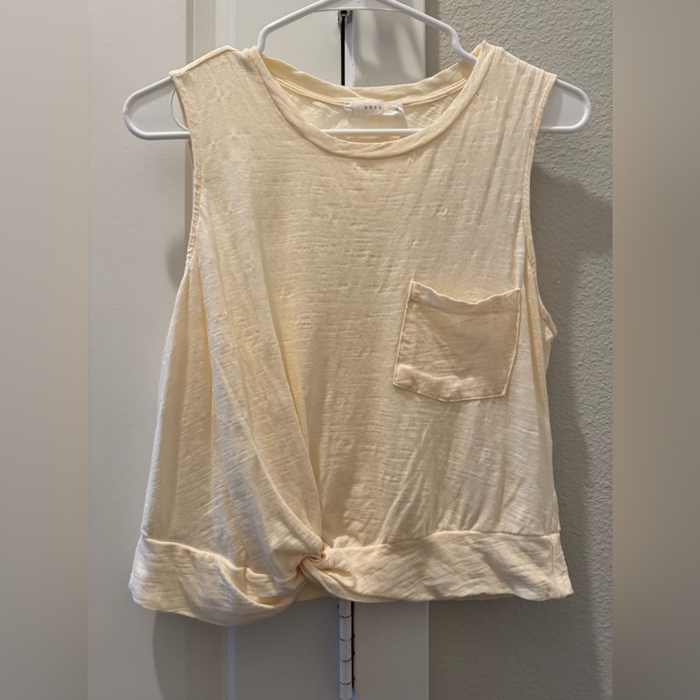 Lush - Small - Light Orange Muscle Tee